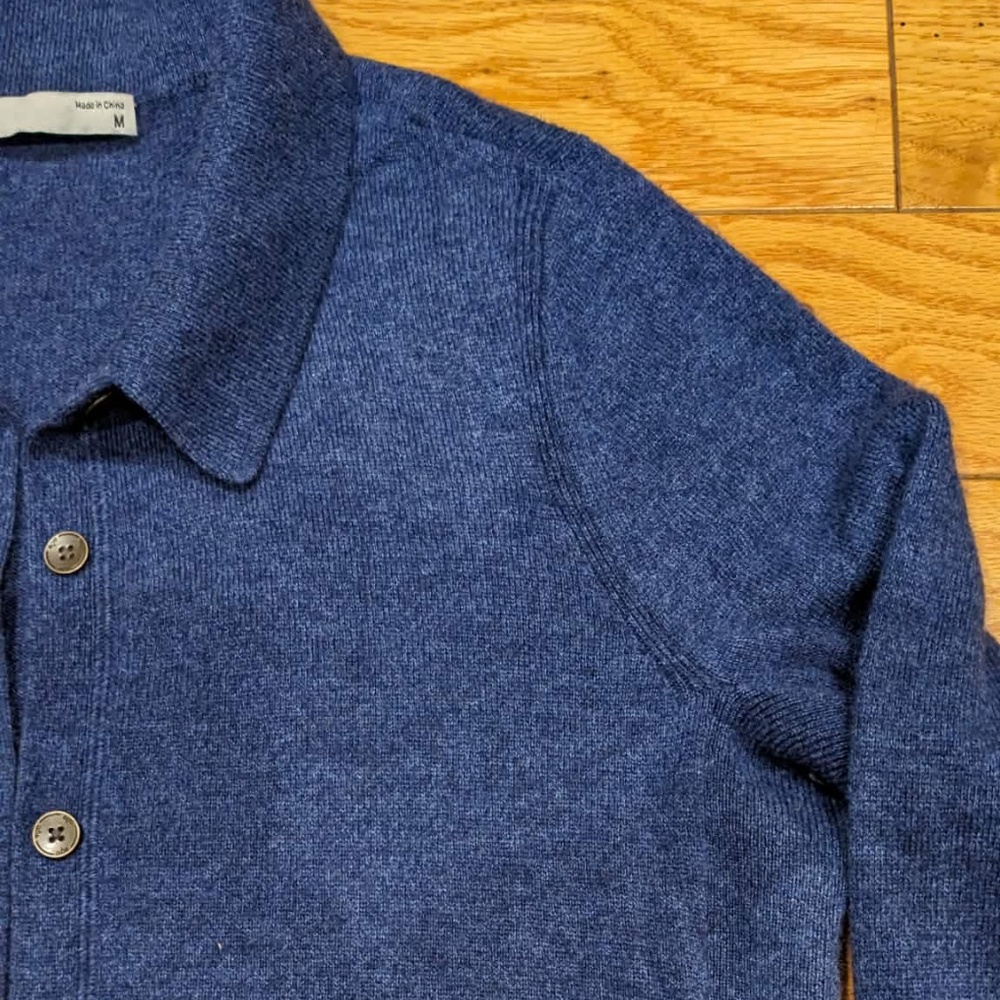 Wool button down cardigan/shirt - Picture 5 of 8